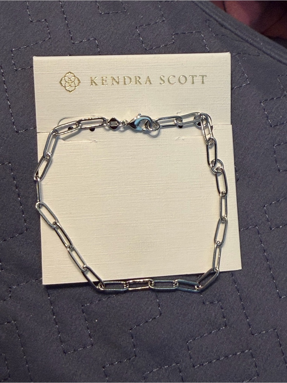 Kendra Scott Silver Link Bracelet-New - Picture 2 of 2
